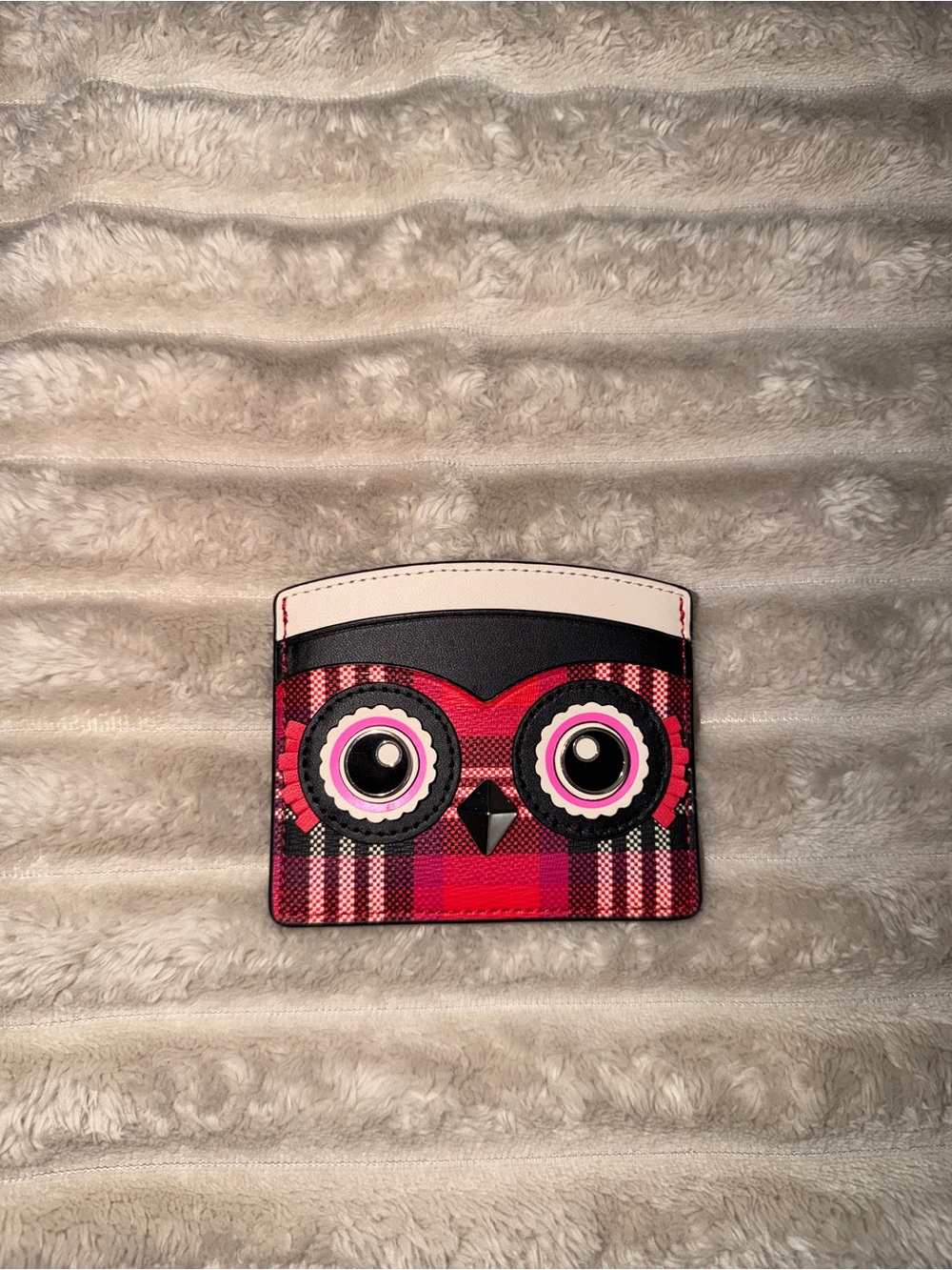 Kate Spade New York Blinx Owl Plaid Card Holder
